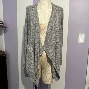 Hollister Co. Knit Sweater Long Sleeve Cardigan Grey Jr Women’s Sz Small